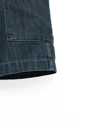 Denim shirt and skirt set