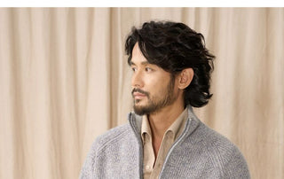 [CULTUM] Wool Stand Collar Double Zip Cardigan