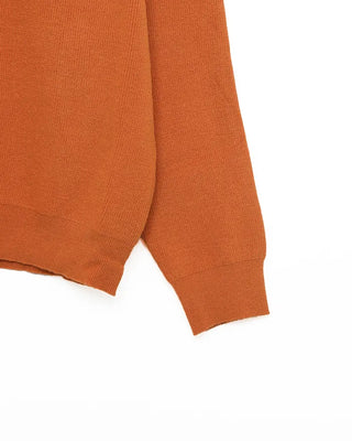 Rib-knit crew neck