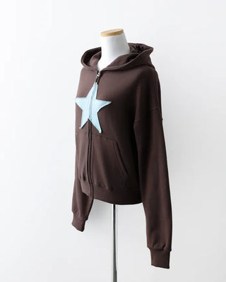 [3rd Re-release] (ORIGINAL) Star Patch Number Hoodie