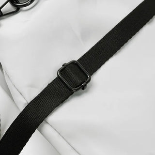 (Unisex) Mesh Pocket Nylon Backpack