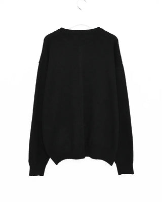 Basic round-button cardigan