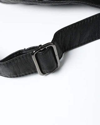 Cargo Pocket Square Leather 2-Way Bag