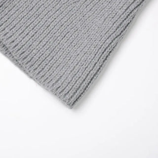 Button-up knit balaclava