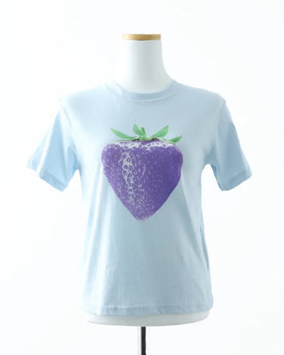 [1st Re-release] (ORIGINAL) Strawberry Lettering Slim T-Shirt