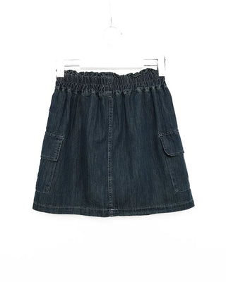 Denim shirt and skirt set