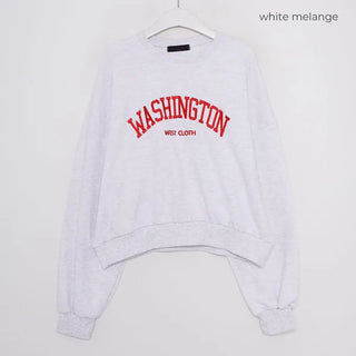 Washington Crop Sweatshirt