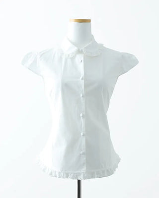 [1st Re-release] (ORIGINAL) Lace Ribbon Slim Blouse