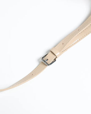 Square Silver Buckle Point Bag