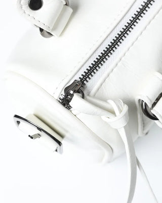 Eyelet Shoulder Mini Boston Bag