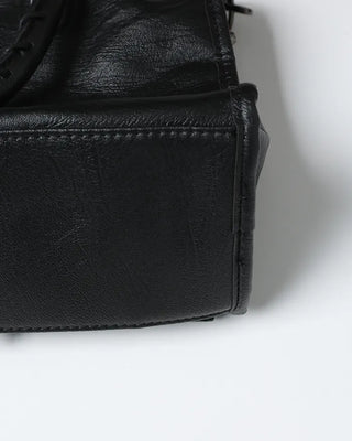 2-Way Studded Square Boston Bag