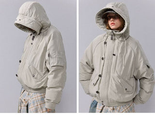 [Monterest] N2B Hooded Down Jacket with Fur Trim