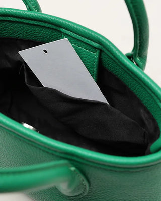 Center Button Square Tote Bag