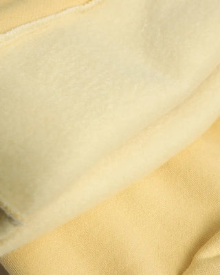 Fleece-lined one-pleat sweatpants