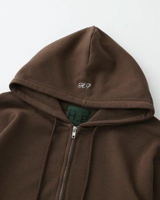 (ORIGINAL) Oversized Double Zip Hoodie (Fleece Lined)
