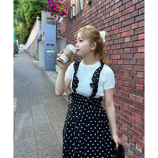 Frilled camisole dress