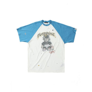 [MASONPRINCE] Punk Bear Raglan Sleeve Top