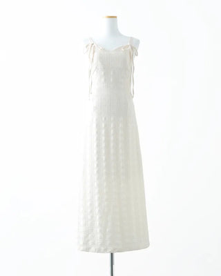 [1st Re-release] (ORIGINAL) Lace Heart Neck A-Line Long Dress