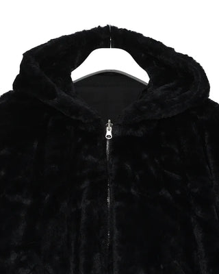Oversized fur blouson
