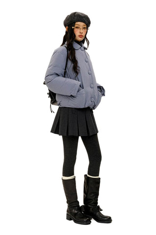 [Moromoro2] Bow Pocket Down Jacket