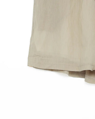 Linen shirt and shorts set