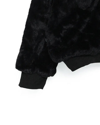 Oversized fur blouson
