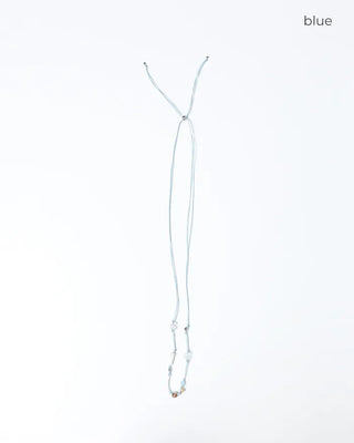 Colored gemstone necklace