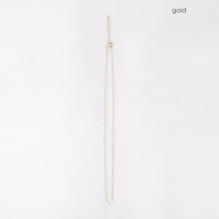 Tin Gold Necklace