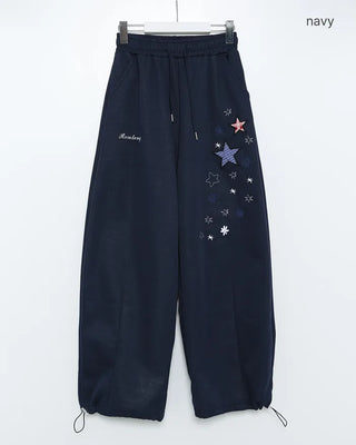 Star Patch Point Sweatpants