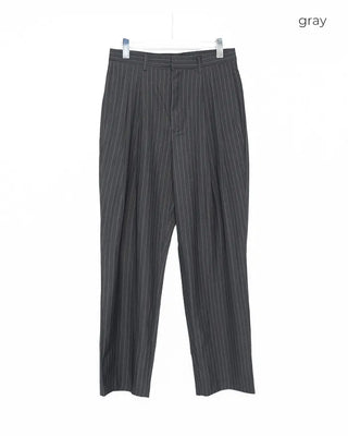 Unisex Double Pintuck Stripe Pants