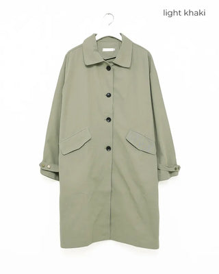 Single trench coat
