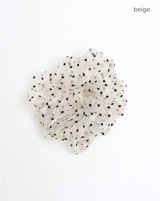 Sheer Dot Scrunchie
