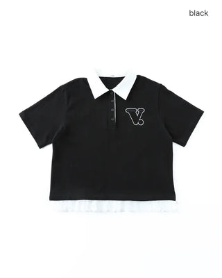 (ORIGINAL) V-Lace Polo T-Shirt