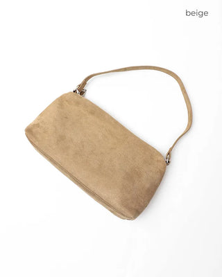 Suede tote bag