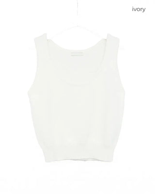 Soft angora knit vest