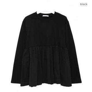 Shirred Flare T-shirt