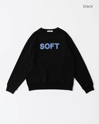 (ORIGINAL) SOFT Lettering Sweatshirt (Fleece-lined)