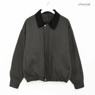 Corduroy Collar Work Jacket