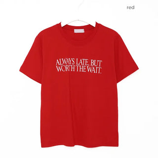 Lettering Point Short-Sleeve T-Shirt