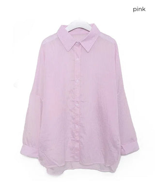Loose-fit striped shirt