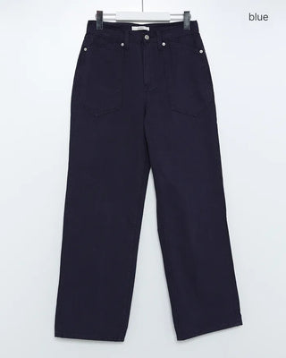 Slash Unique Pocket Cotton Pants