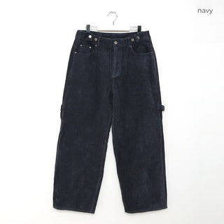 Washed corduroy carpenter pants
