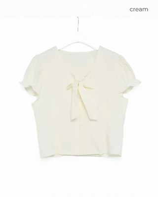 Ribbon string blouse