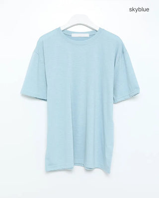 (Unisex) Colorful Crop Short-Sleeve T-Shirt