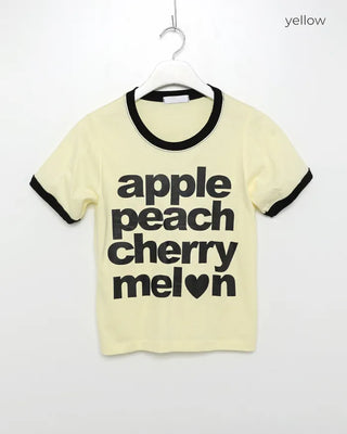 Fruit Ringer Semi-Cropped Half T-Shirt