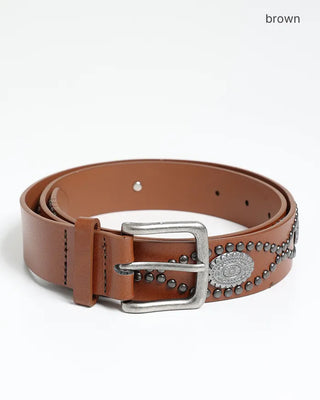 Ethnic Twist Studded Belt