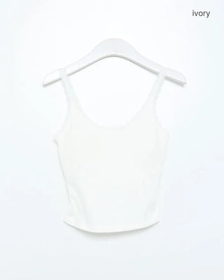 Lace rib camisole