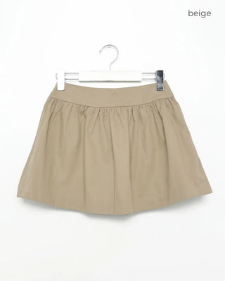 Gathered mini skirt