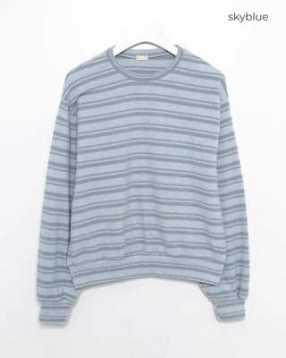 Double-border fleece pullover