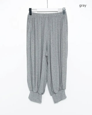 Summer Cropped Easy Sarouel Pants